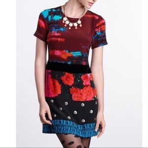 Tracy Reese for Anthropologie Night Flower silk dress